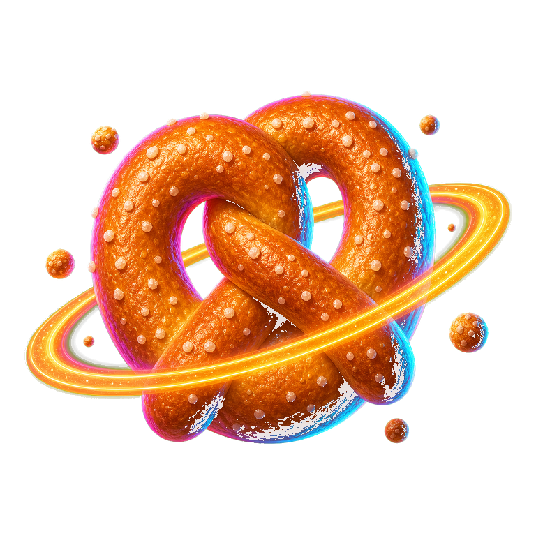 Pretzel snack planet