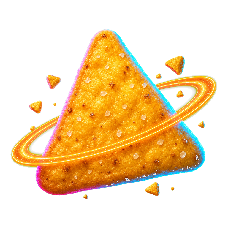 Triangle chip snack planet